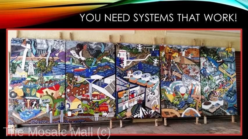 mosaic murals university of queensland water engineering ozmosaics