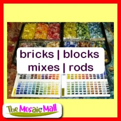 Smalti for mosaics in Australia, Dynasty smalti, a beautiful collection of shades of smalti bricks, blocks and more from The Mosaic Mall and OzMosaics.
