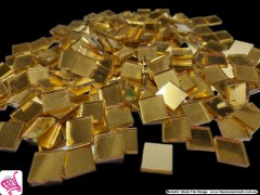 Faux Gold Mirror Backed Mosaic glass tiles