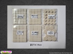 Porcelain Mosaic tiles Poo1 Beth Cream