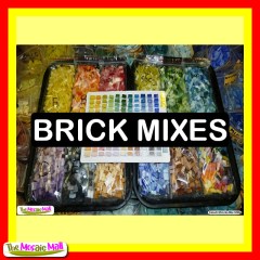 Smalti bricks for mosaic art and craft - brick shape mixes. Assorted shades.