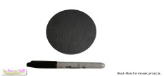 Slate Mosaic Round Coaster